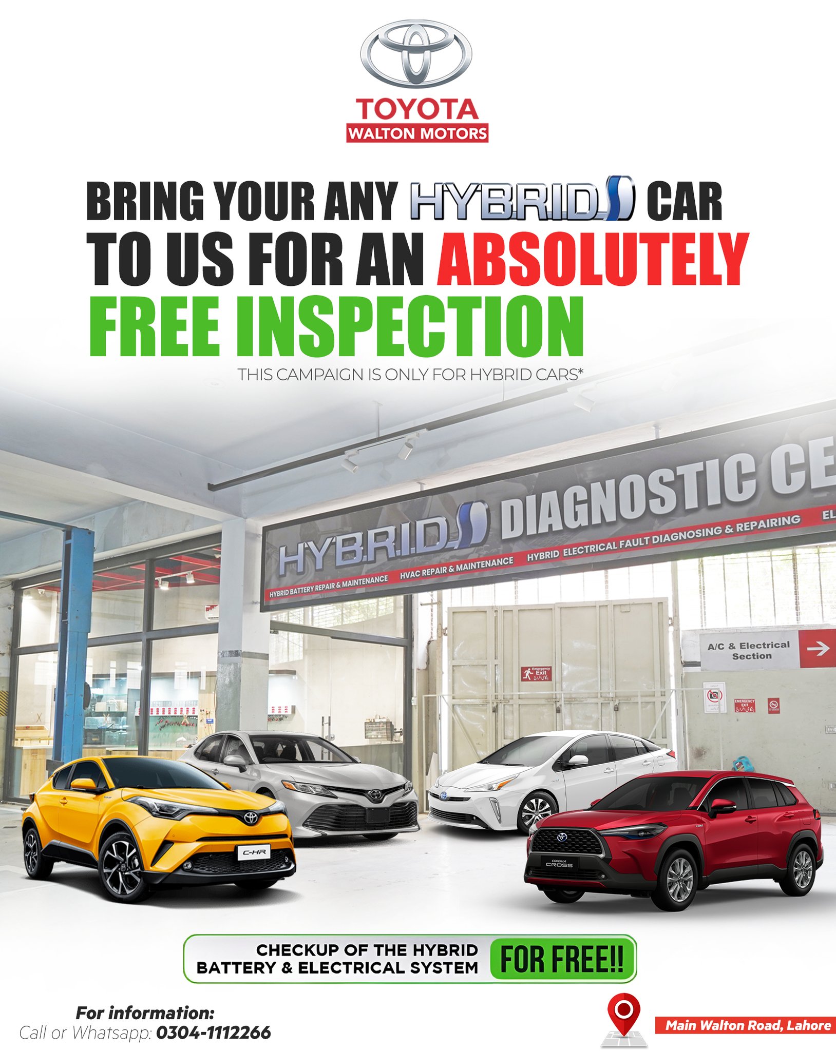 Bring Your Hybrid Car for a Free Health Checkup