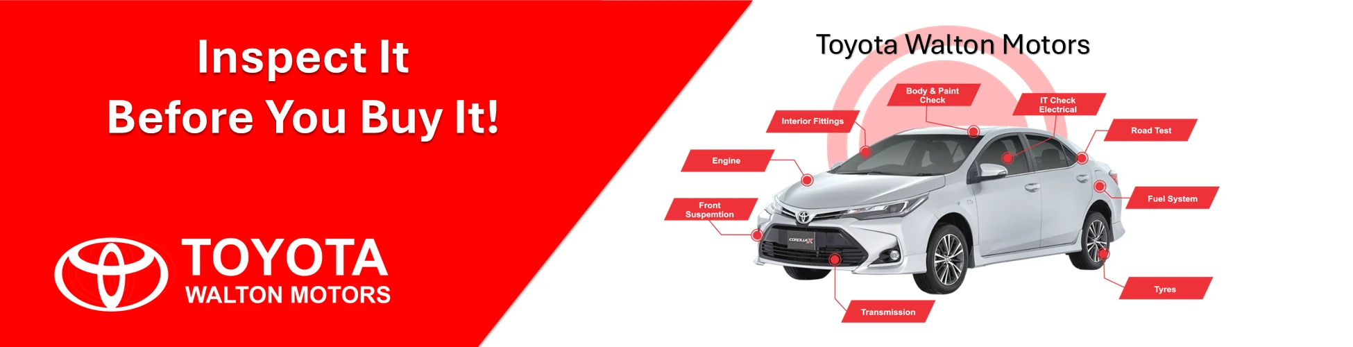 Toyota Walton Motors Car Inspection Service