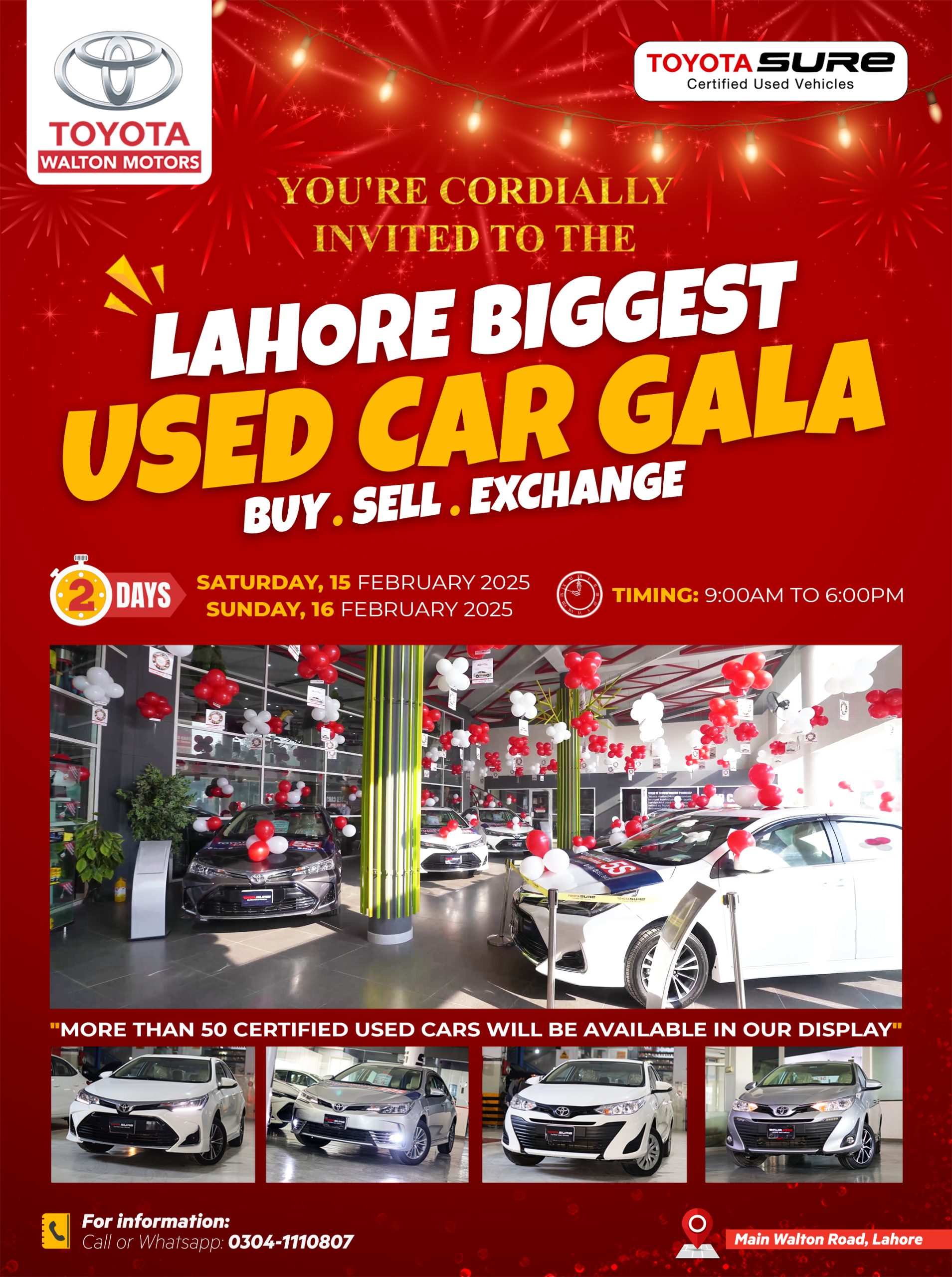 Lahore’s Biggest Used Car Gala!